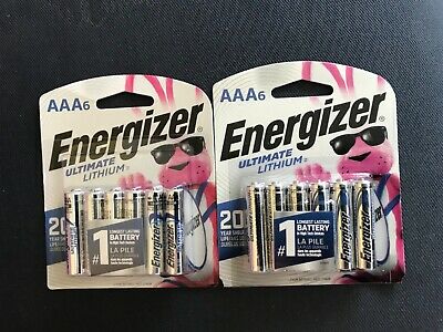 Energizer 6pk Ultimate Lithium AAA Batteries