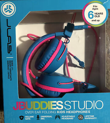 JBuddies Studio Wired Kids HeadPhonenes - Pink/Blue