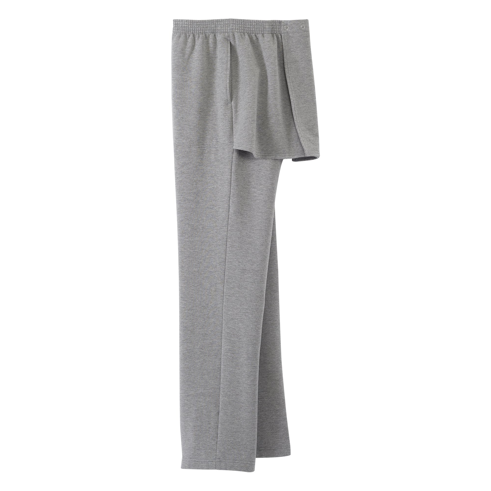 PANTS, FLEECE WMNS OPEN BACK SEAMLESS HEATHER GRY LG