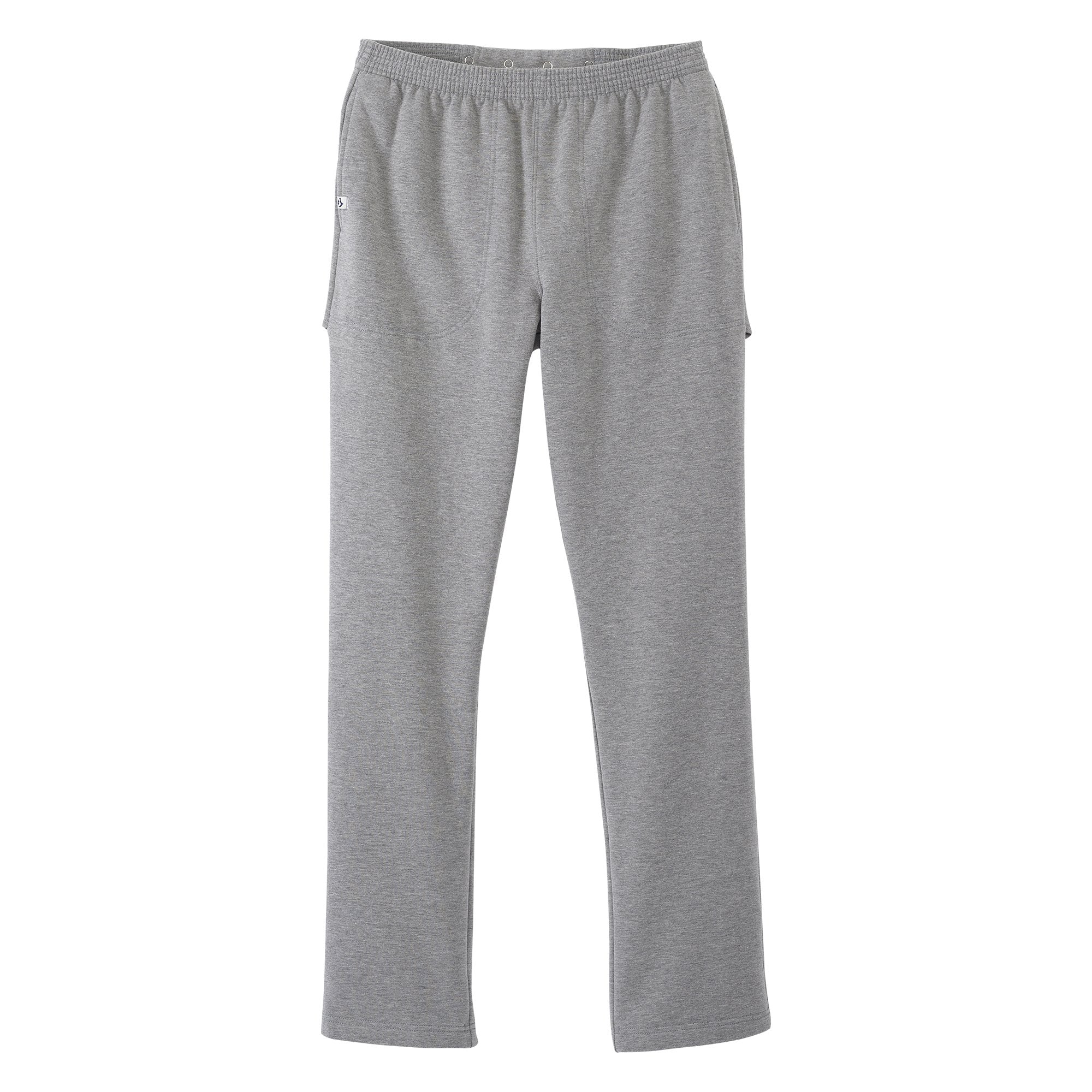 PANTS, FLEECE WMNS OPEN BACK SEAMLESS HEATHER GRY LG