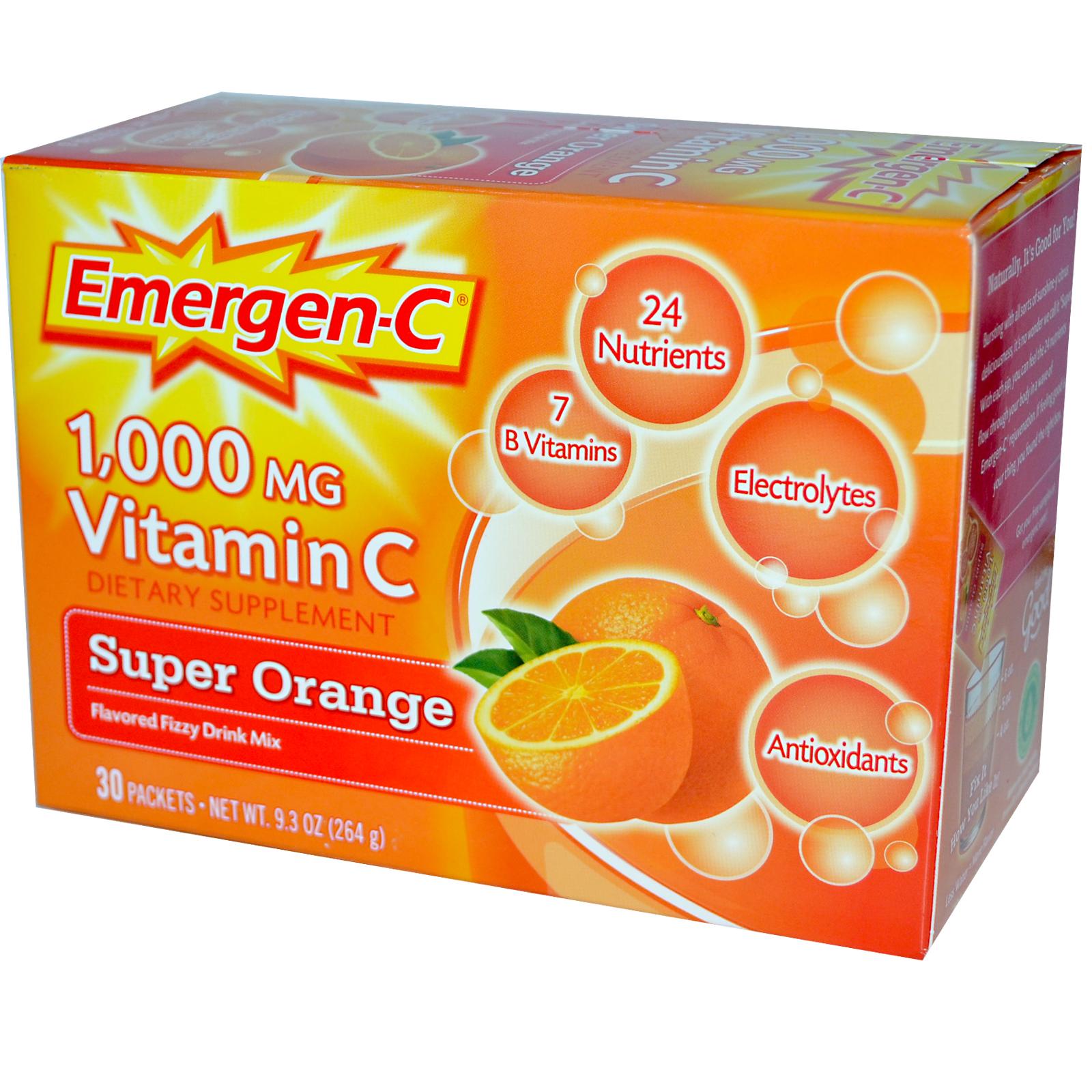 Emergen-C? Oral Supplement, 1 Box of 10