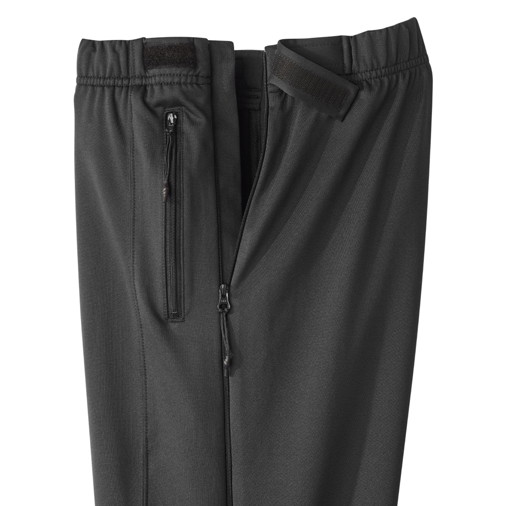 PANTS, TEAR AWAY MENS FLEECE BLK SM