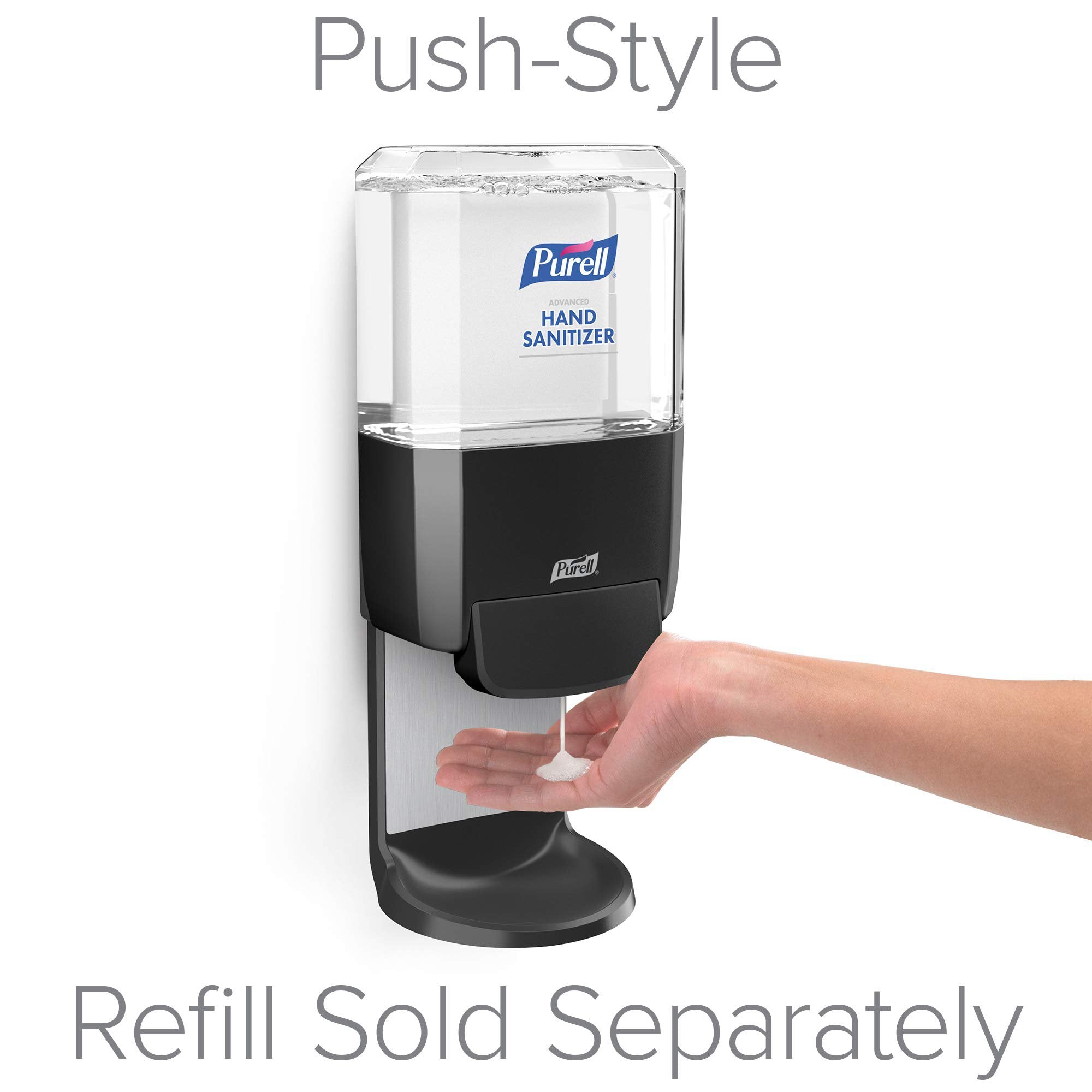 DISPENSER, SANITIZER ES4 PUSH STYLE GRAPHITE INSTALL (9/CS)