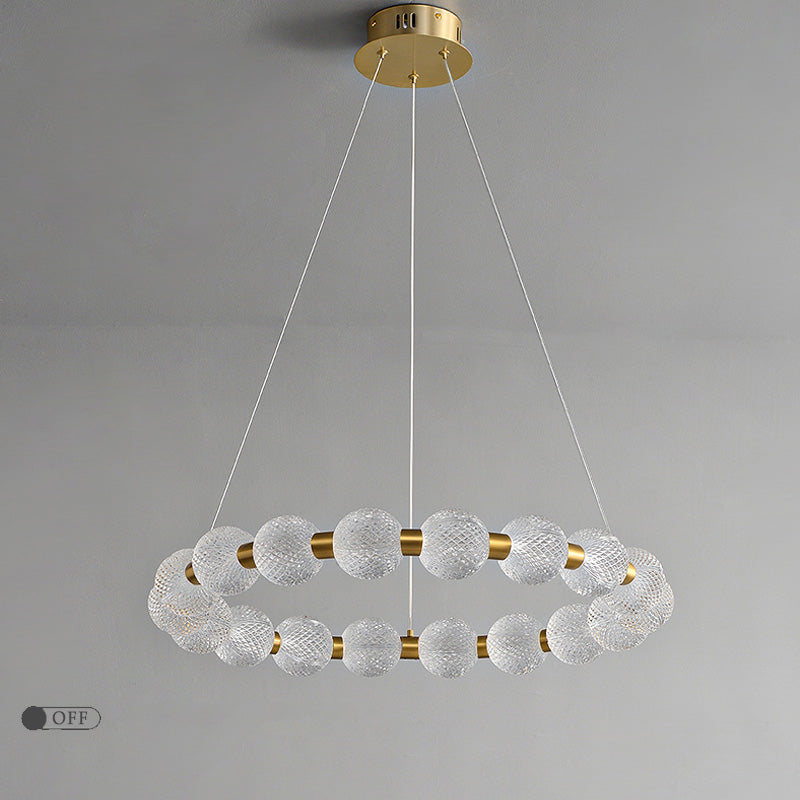 Nordic Circle Chandelier For Family Room