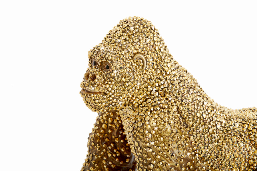 Jay Strongwater Kong Pave Gorilla Figurine