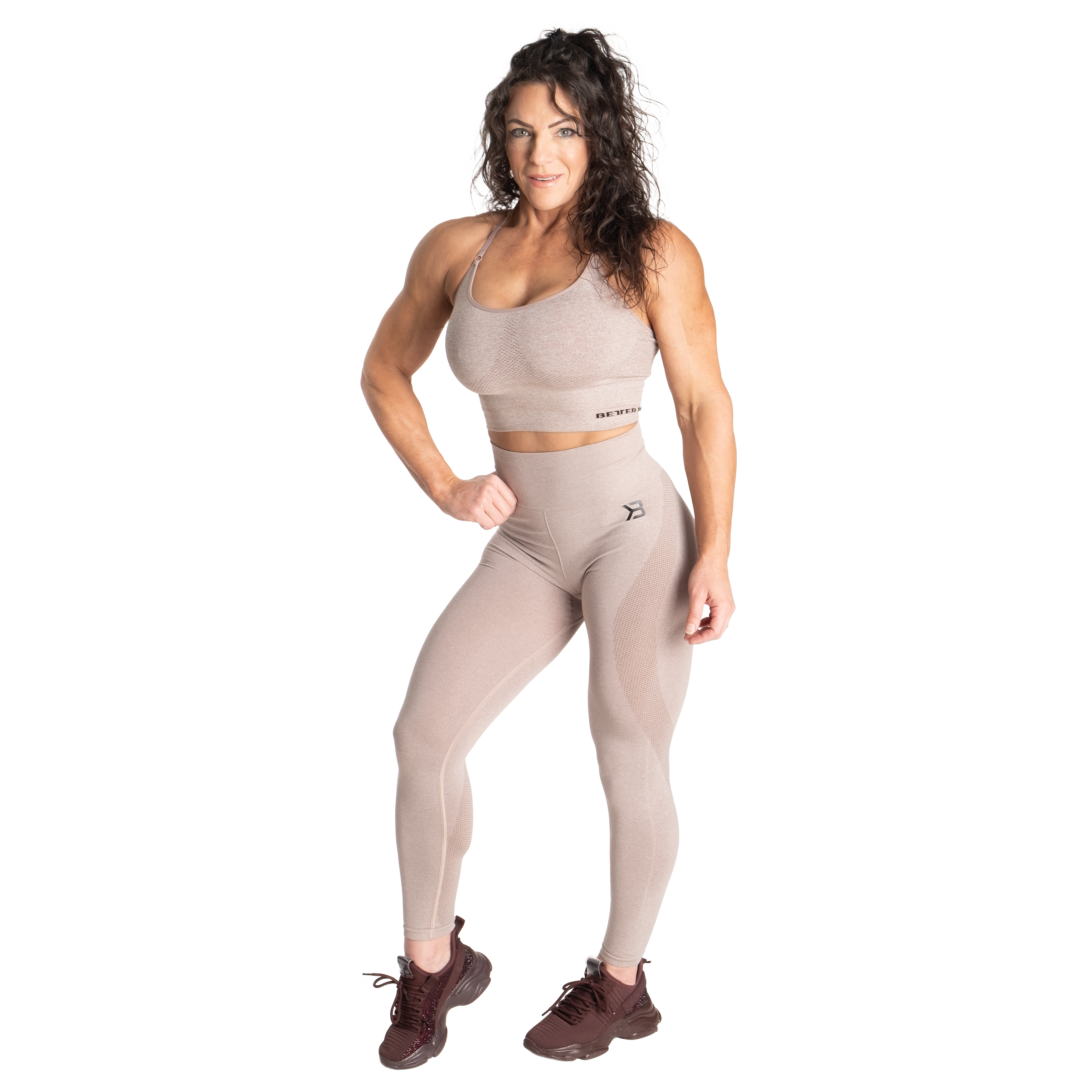 Betterbodies Astoria Seamless Short Bra White Sand