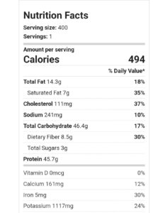 Hulk Meal - Chili & Chill - 400g