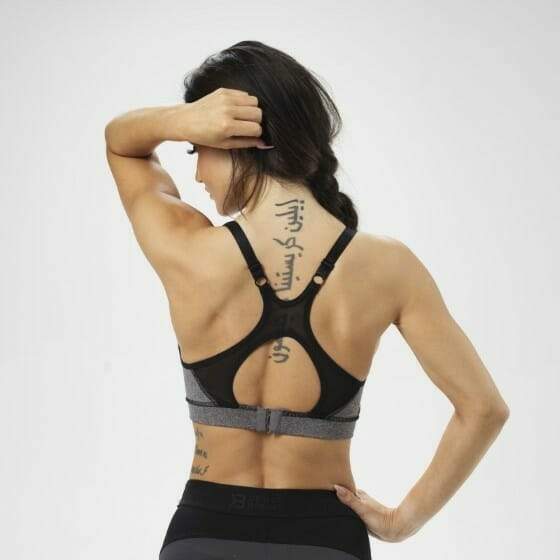 BetterBodies Sport Bra Grey/Black