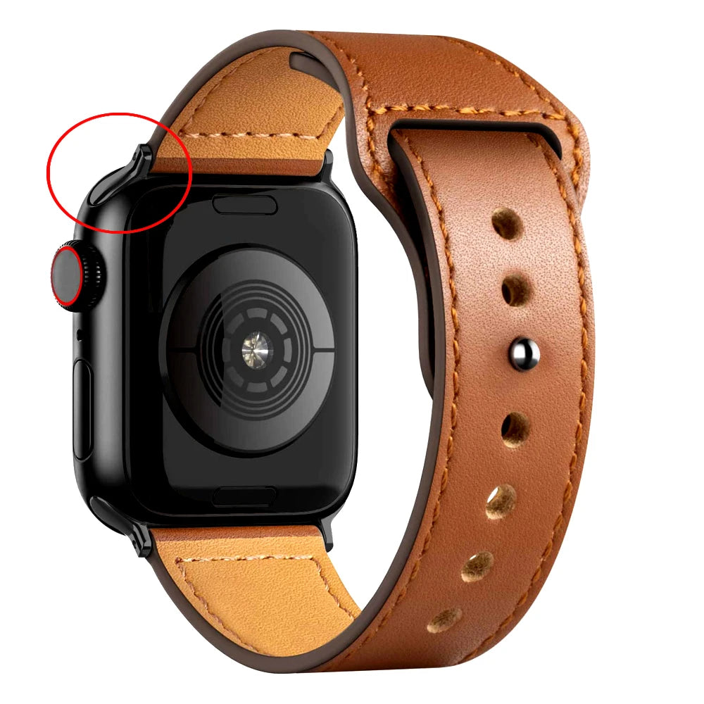 Classy Leather Apple Watch Band Strap 38mm/40mm 42mm/44mm