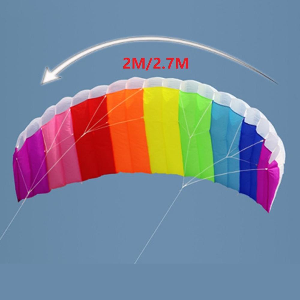 2m / 2.7m Rainbow Dual Line Stunt Kite