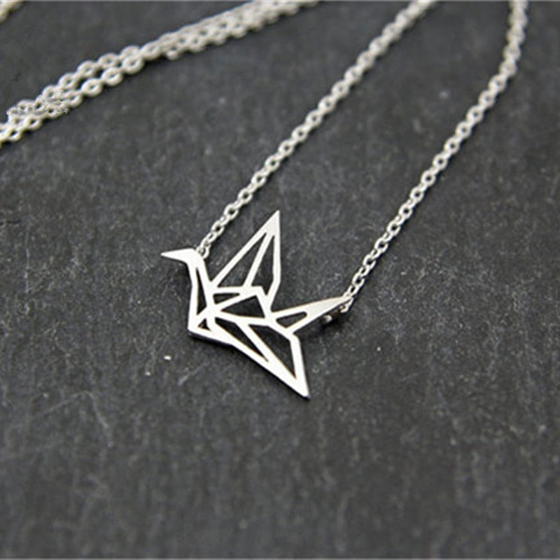 Origami Crane Necklaces