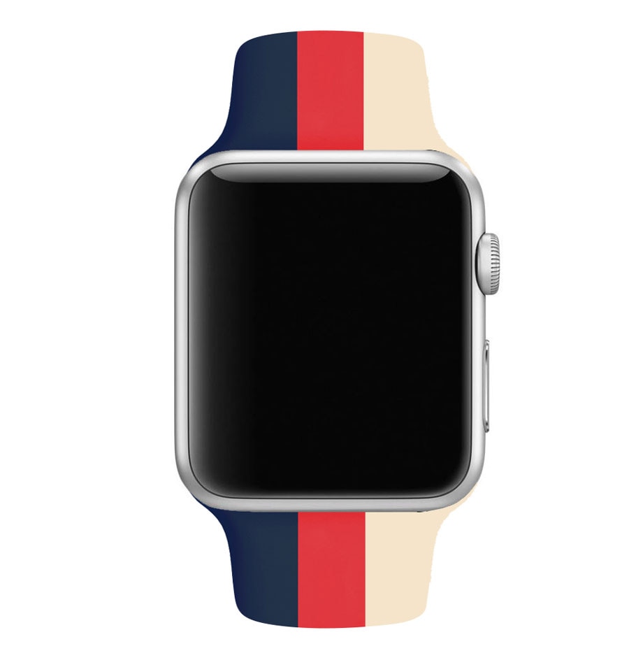 Stripe Designs Silicone Apple Watch Band 38mm/40mm 42mm/44mm