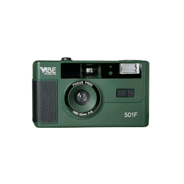 Vibe Photo 501F Vintage 35mm Reusable Film Camera