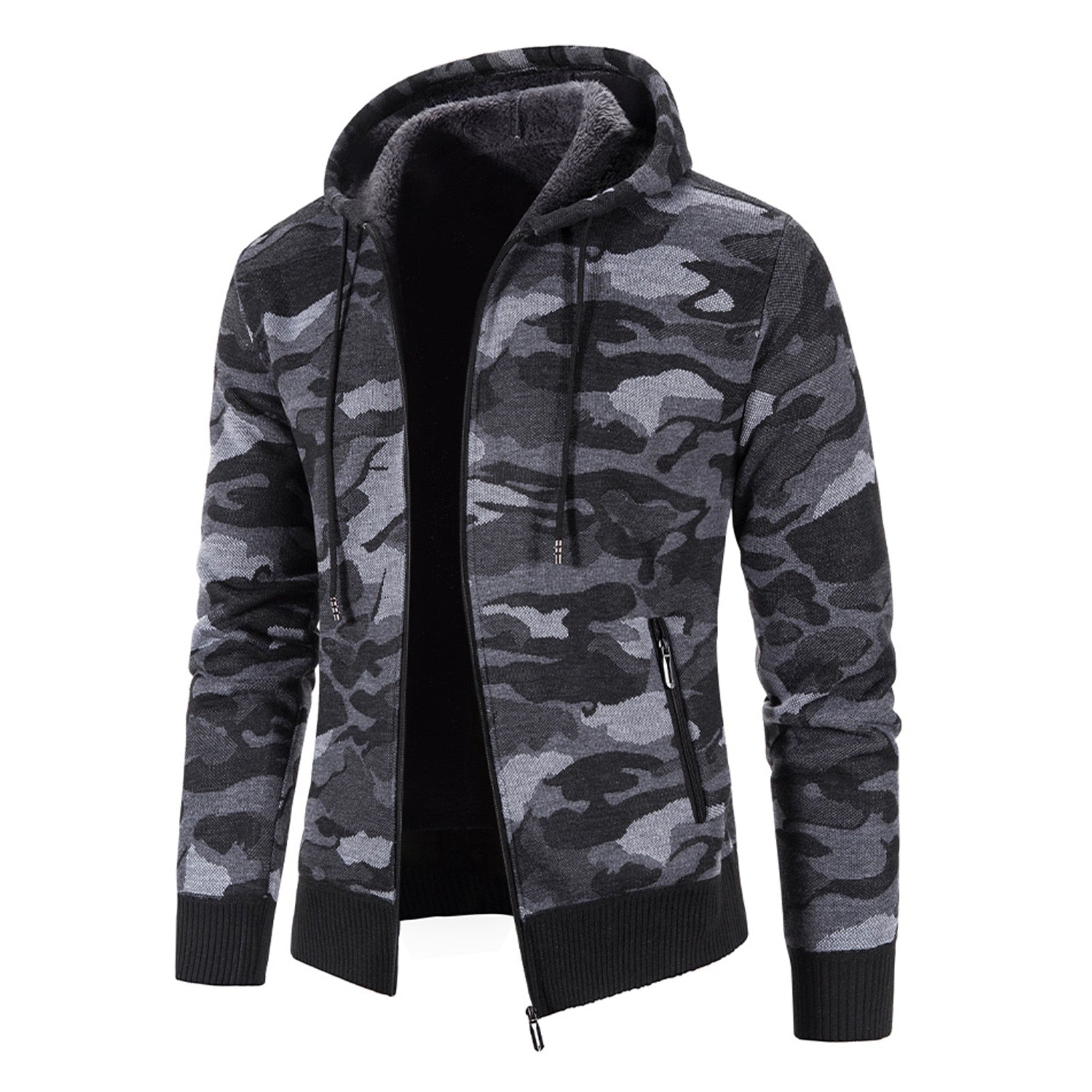 Camouflage Warm Fleece Men Jackets