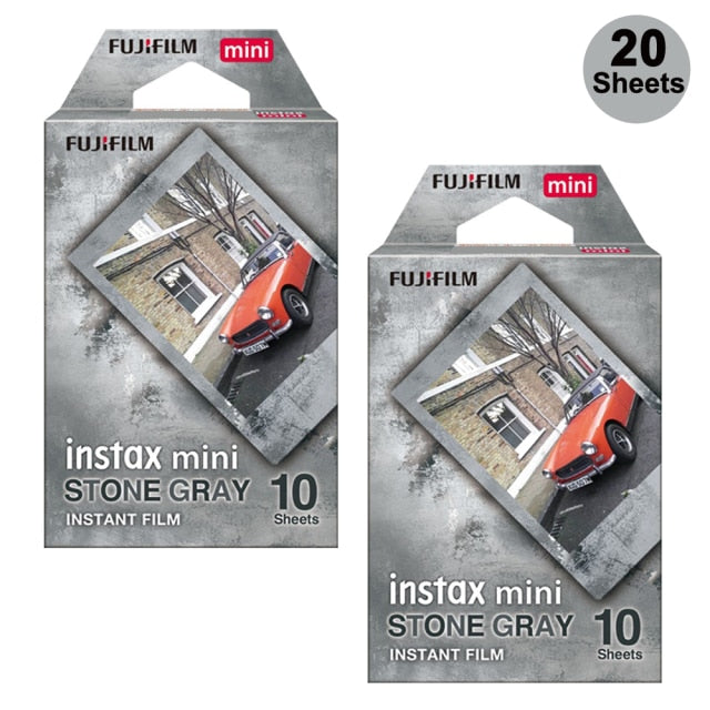 FujiFilm Instax Mini Films - Stone Gray Design