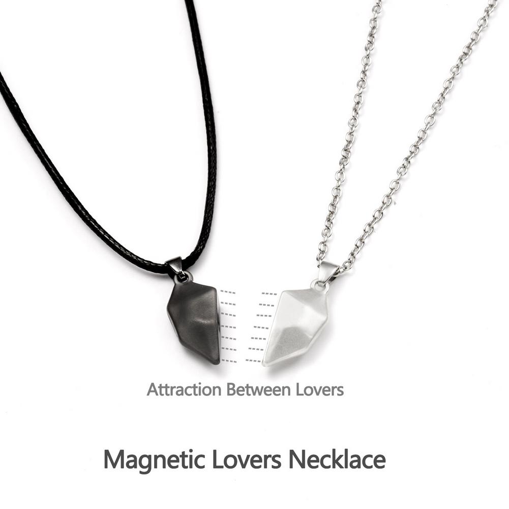 Magnetic Matching Heart Necklaces