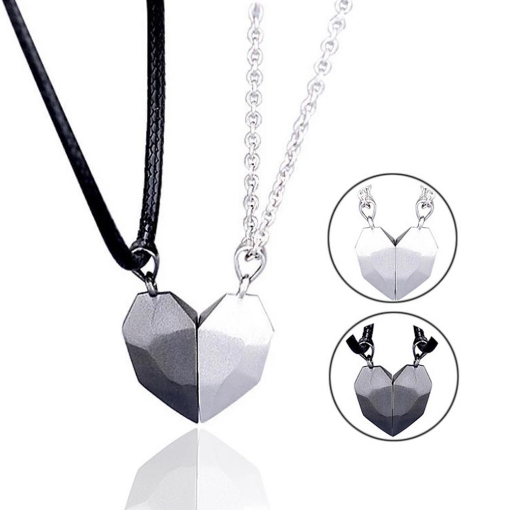 Magnetic Matching Heart Necklaces