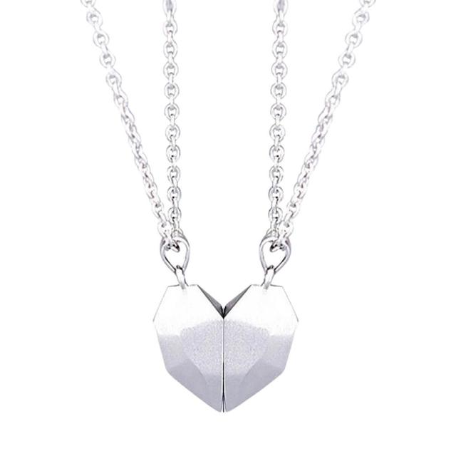 Magnetic Matching Heart Necklaces