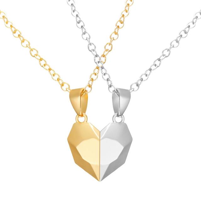 Magnetic Matching Heart Necklaces