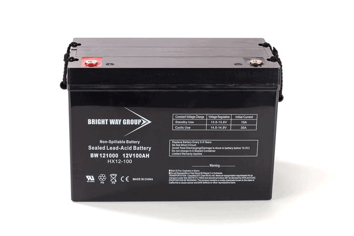 Group 27 12V 100Ah AGM SLA Battery | Bright Way Group BW121000