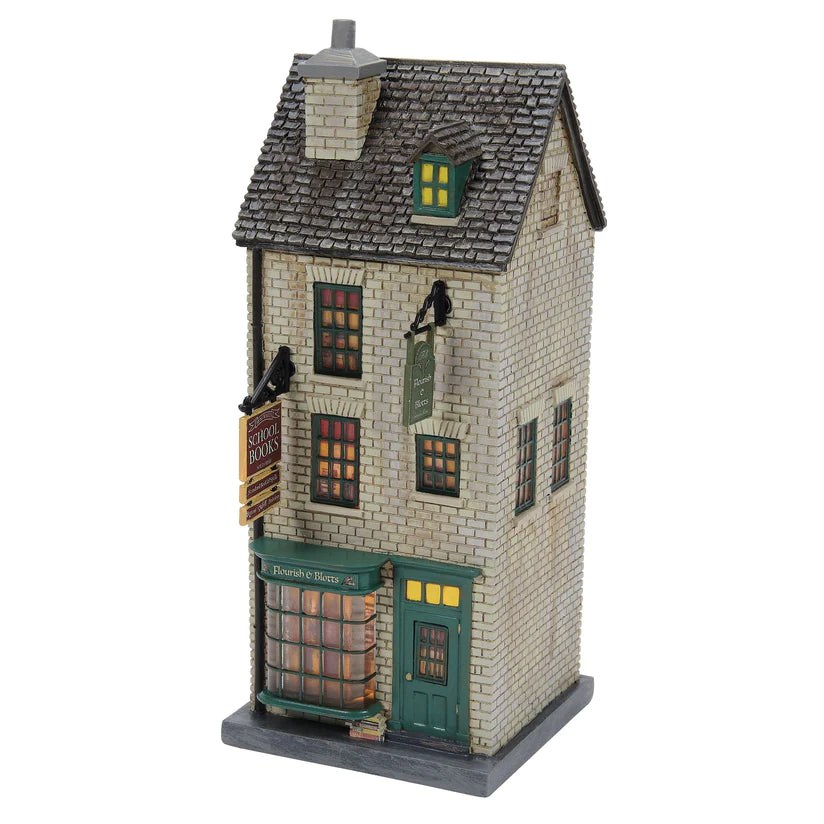 Department 56 - Harry potter Flourish and Blotts Lighted Building