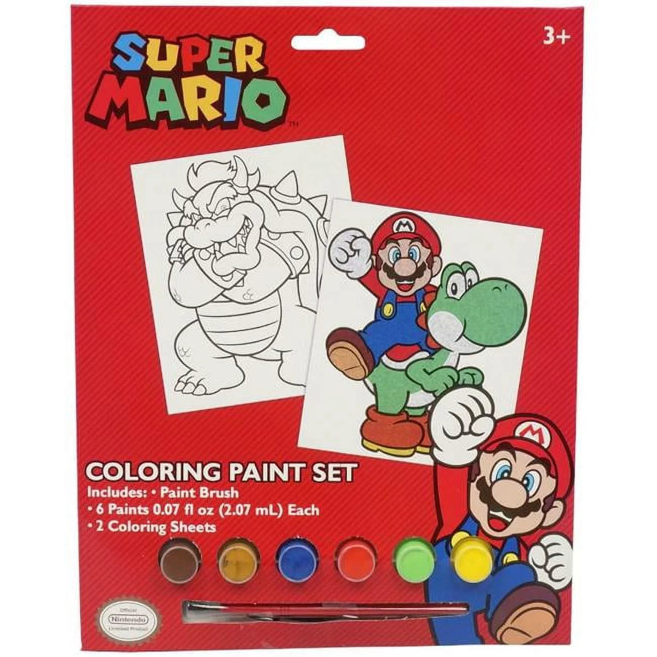 Super Mario Coloring Paint Kit