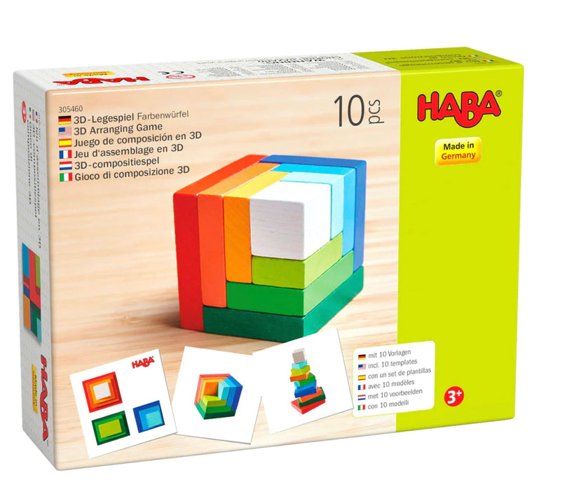 3D Rainbow Cube Arranging Game