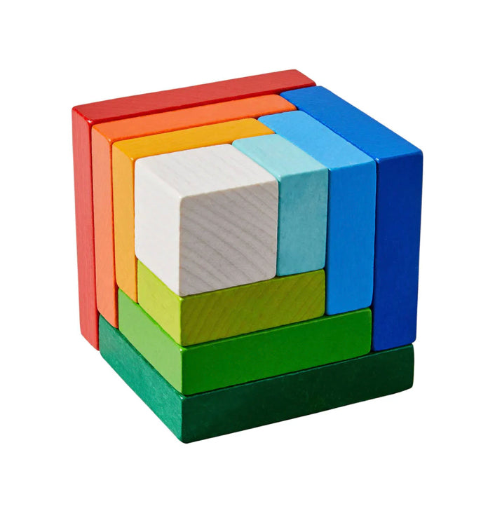 3D Rainbow Cube Arranging Game