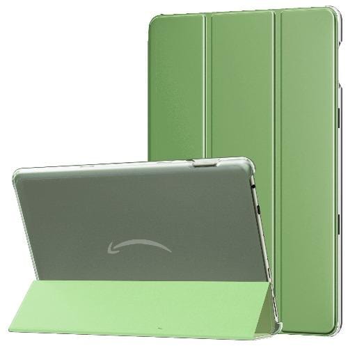 Tri-Fold Folio Case for Amazon Fire HD 10 (2021) - Olive Green