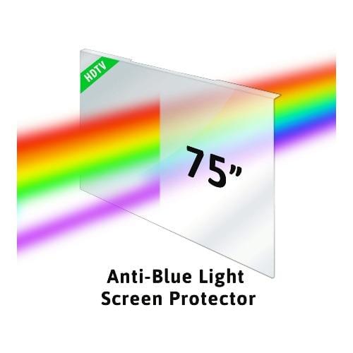 Anti-Blue Light Clear TV Screen Protector for Most 75