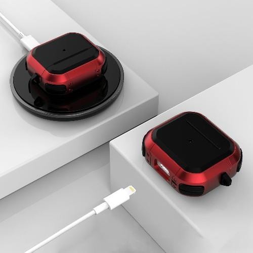SaharaCase - Armor Series Case for Apple AirPods (3rd Generation) - Red