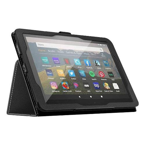 Folio Series Case - for Amazon Fire HD 8 and Fire HD 8 Plus (2020 and 12th Gen 2022) - Black