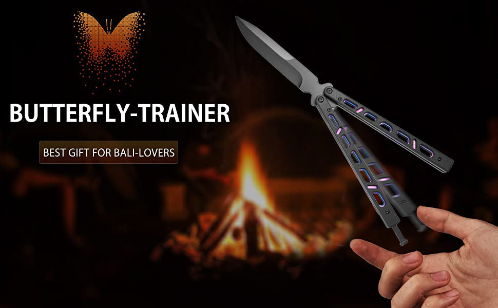 NedFoss Butterfly Knife Trainer with G10 Handle, Practice Balisong Run –  NEDFOSS OFFICIAL STORE