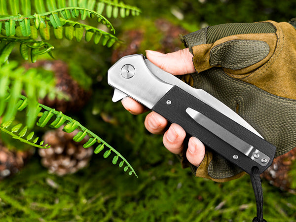 NedFoss Beast Pocket Knife, Large EDC Folding Knife with Liner Lock