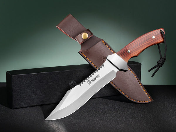 NedFoss Jungle-King 7.16'' Full tang Fixed Blade Bowie Knife