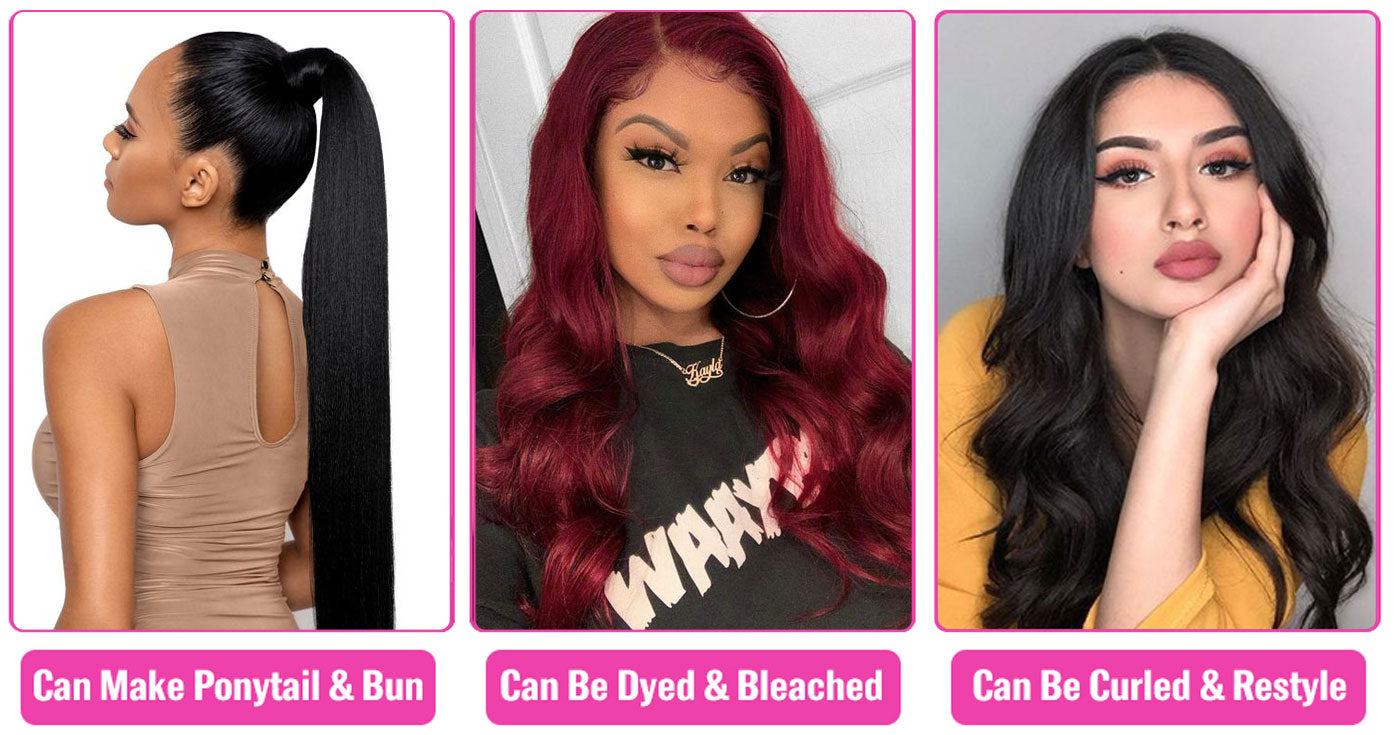 reshinehair body wave wig can be dyed