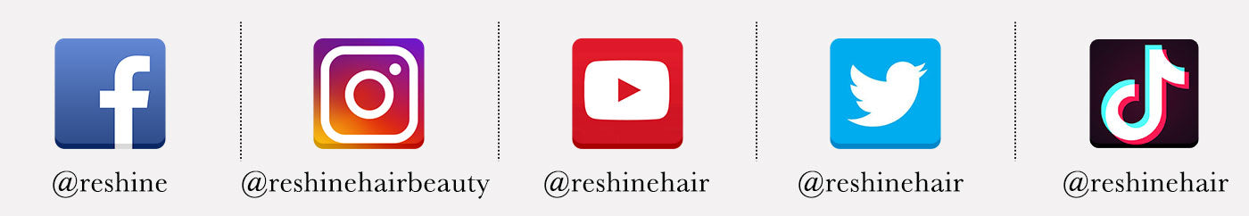 reshine hair social account