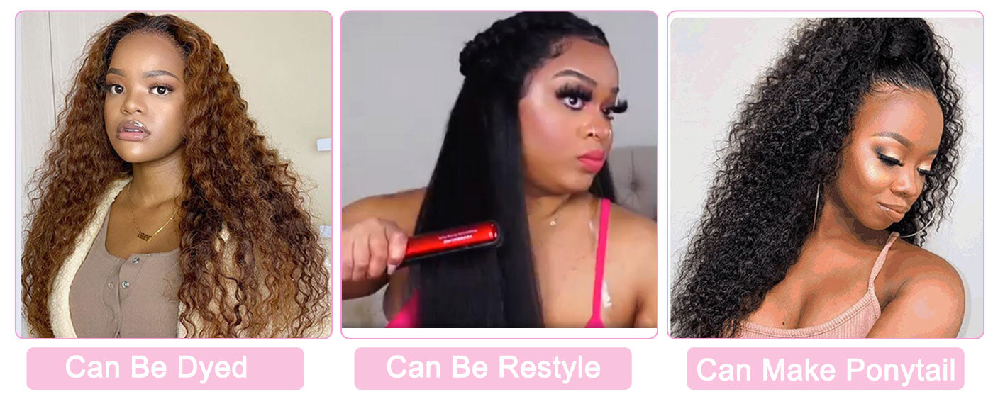 reshine hair deep curly hair wigs can be dyed