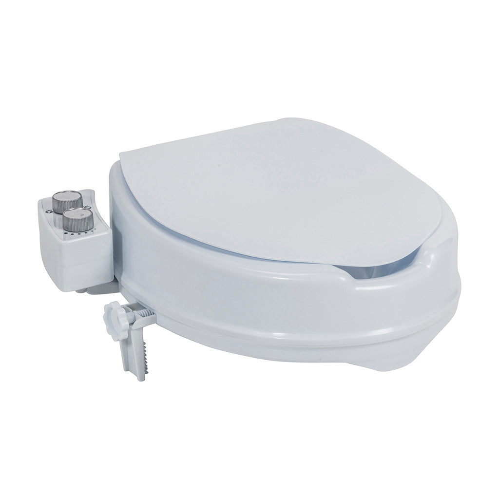 Raised Toilet Seat with Bidet