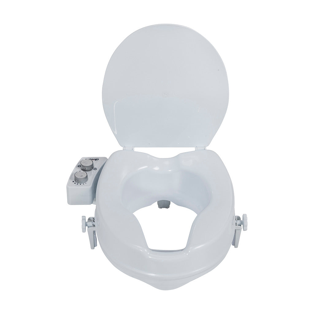 Raised Toilet Seat with Bidet