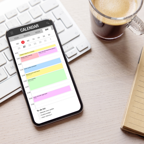 Cleaning calendar app