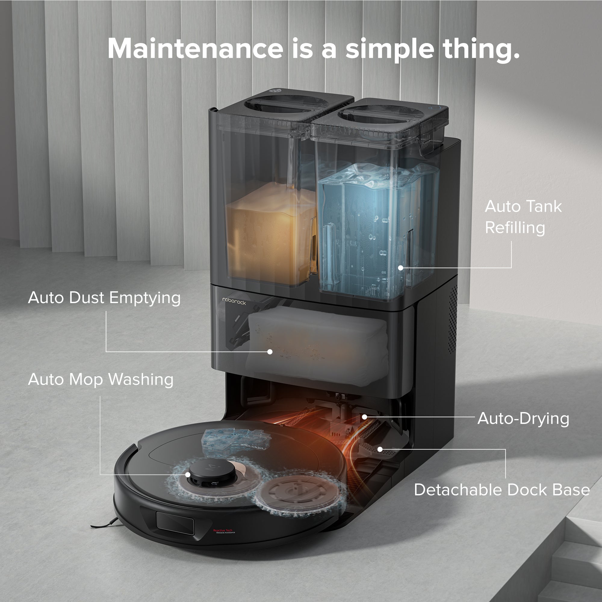 Roborock Q Revo Robot Vacuum with Multifunctional Dock – Roborock Malaysia