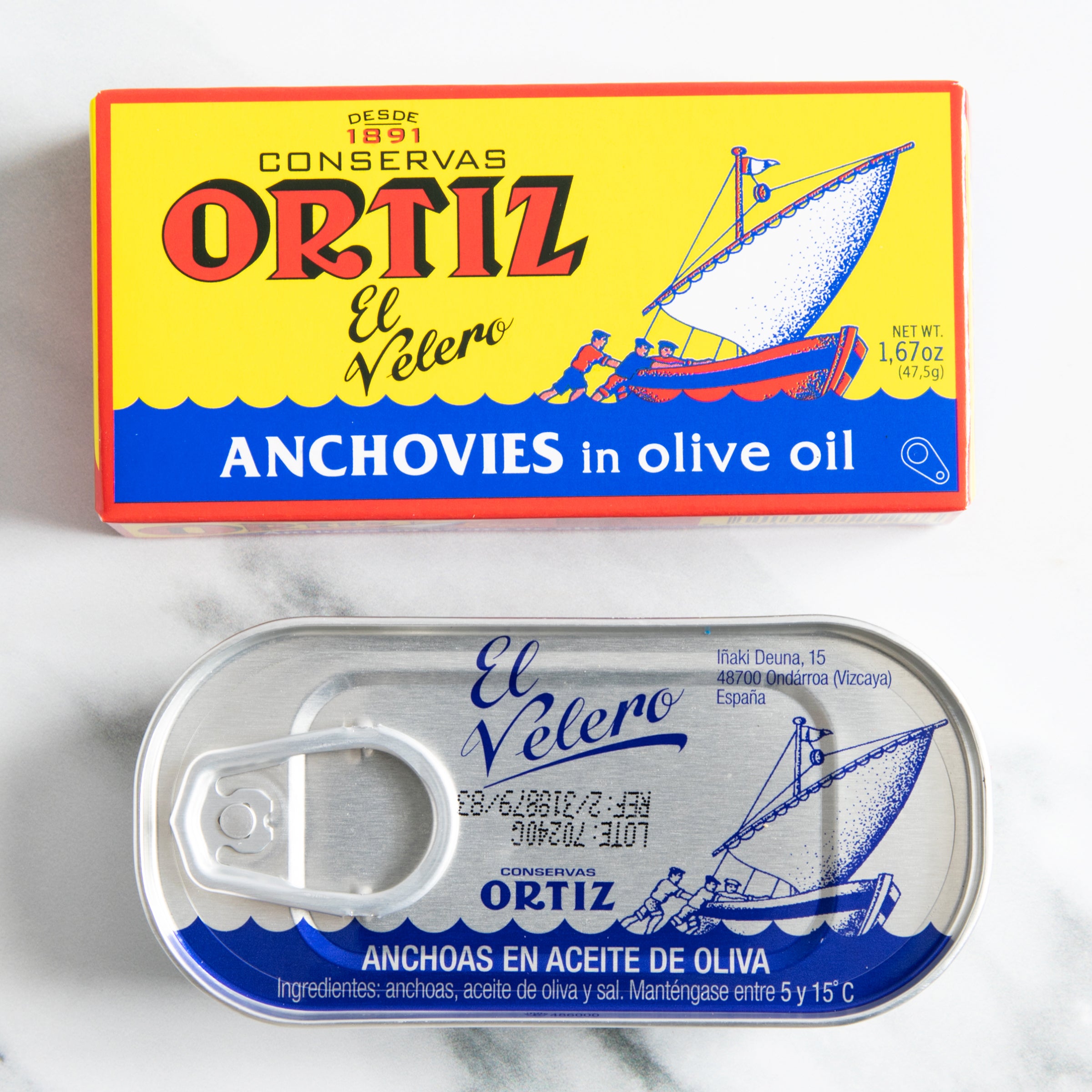 Spanish Anchovies in Olive Oil