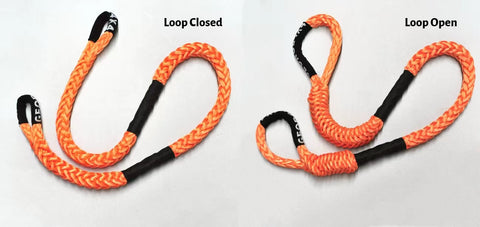 Using the SEL with the BKWR system attaches the rope to the recovery system without a hook, instead looping it through tree trunk protectors or similar items. Made of UHMWPE material. UV resistant, waterproof and more durable Very light, can float in water Australian-made tested IP Australia Certified Design. 11mm, Breaking force 10000kg  Visible colour - orange