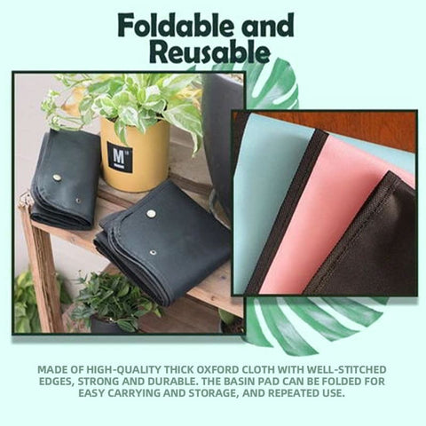 50cm 68cm 100cm Plant Transplanting Repotting Mat Foldable Garden Work Dirty Mat Waterproof Cloth Gardening Square Mat Yard Tool