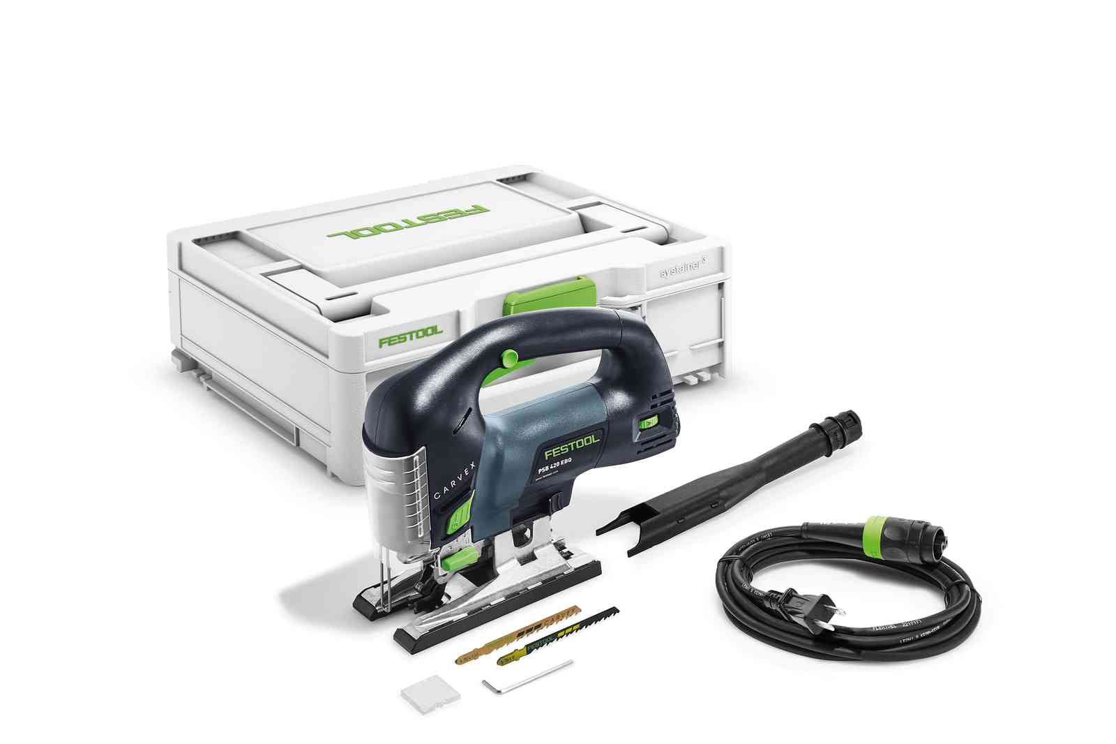 Festool 576192 PSB 420 EBQ Carvex D-Handle Jigsaw w/ Systainer3