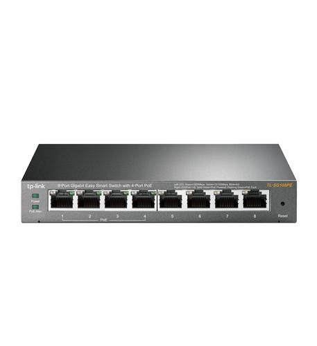  Tp link SG108PE 8-port Gigabit Desktop Poe Easy Smart Sw 