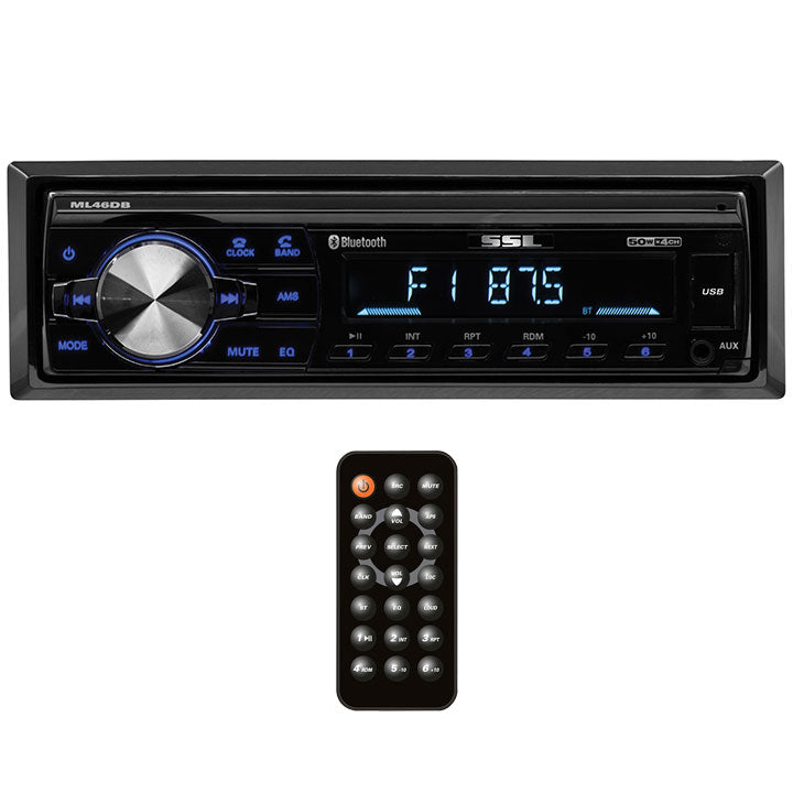  SoundStorm ML46DB Mechless MP3 Bluetooth Car Stereo Receiver 