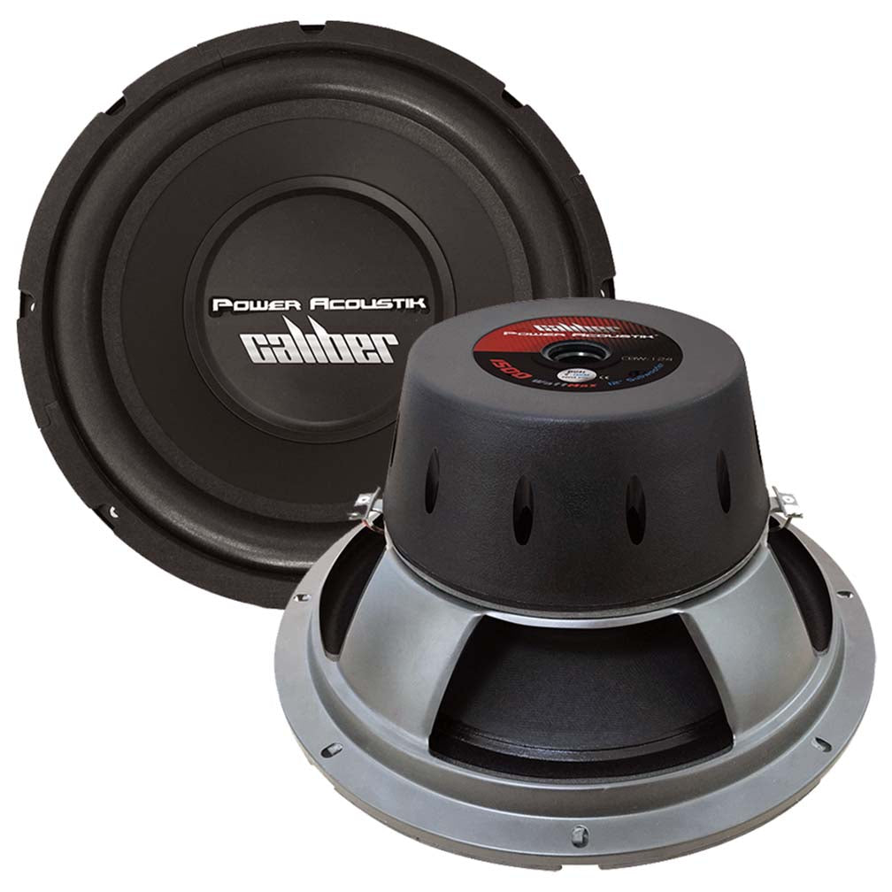  Power Acoustik CBW124 12" Woofer 1500 Watts Max 4 ohm DVC 