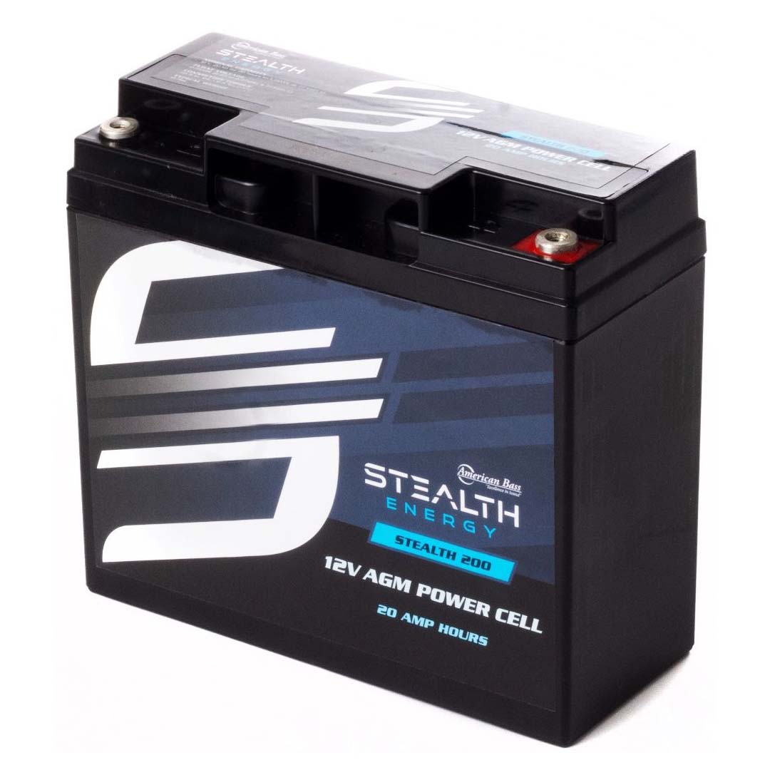  American Bass STEALTH200 12 Volt Power Cell, 700 Watts / 20Ah 